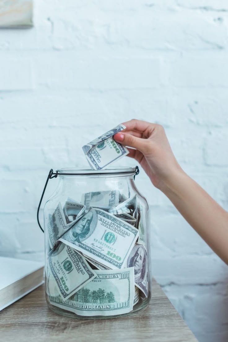 Saving in a jar